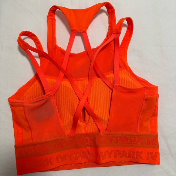 adidas x IVY PARK halter neck bra orange XS NWOT - Picture 3 of 4